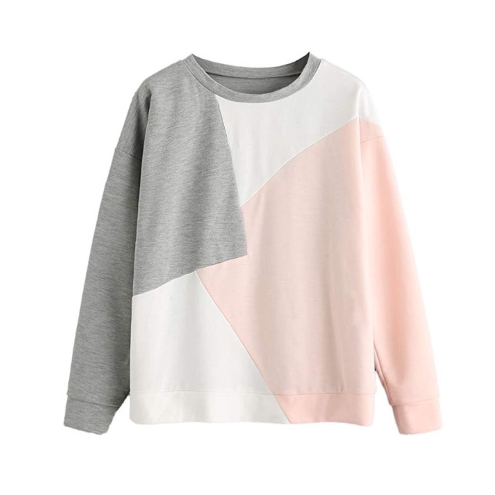 Colorblock 90’s pullover sweatshirt
